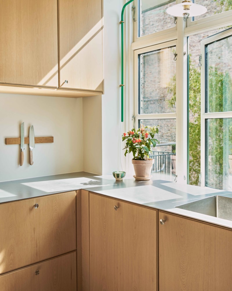 To veje til et egetræskøkken